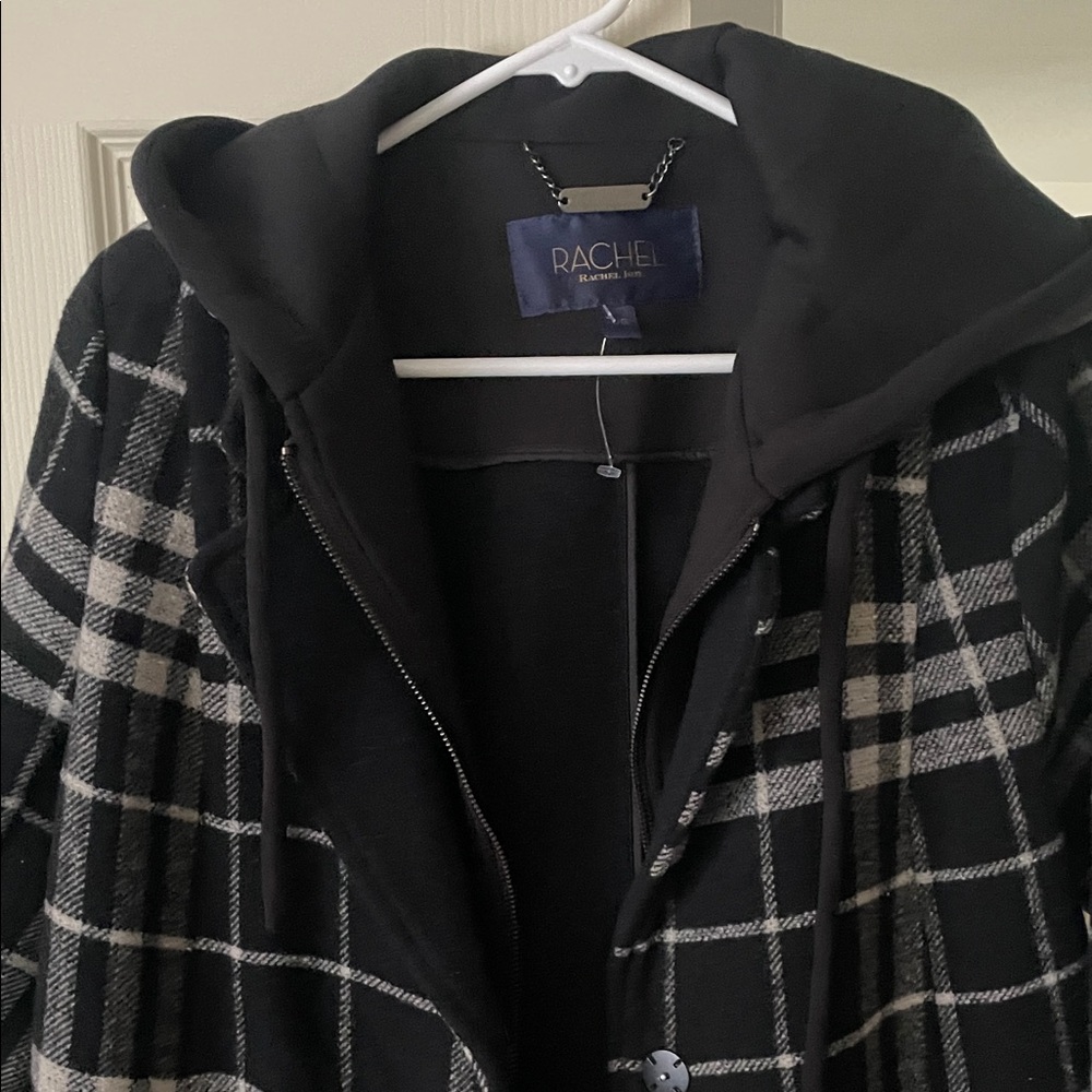 Rachel Monochrome Checkered Jacket